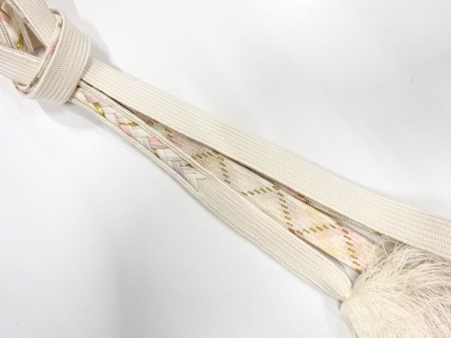 正絹　手組帯締め